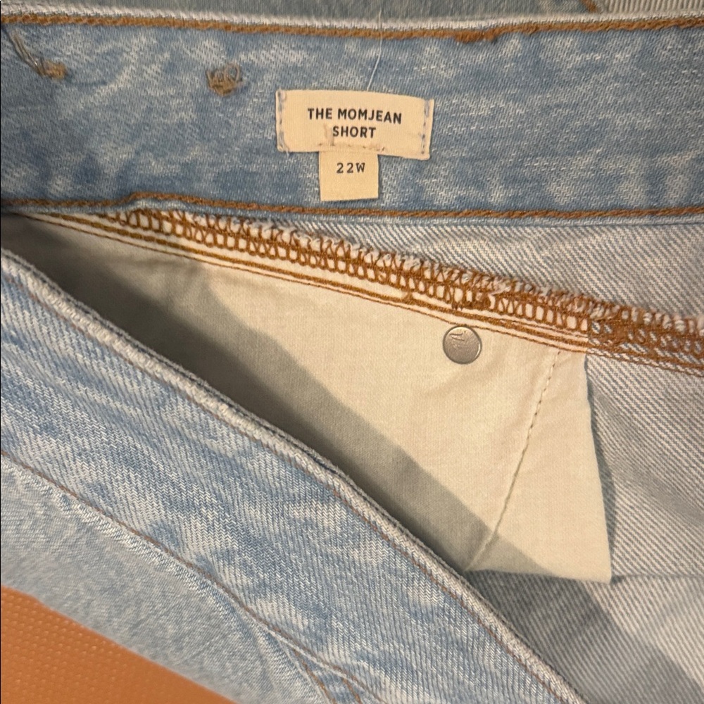 Madewell Light Blue Denim Women's Shorts 22W - Picture 6 of 7